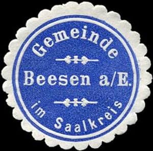 Bild des Verkufers fr Siegelmarke Gemeinde Beesen an der Elster im Saalkreis zum Verkauf von Veikkos