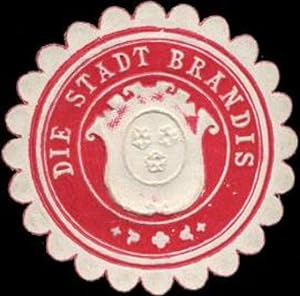 Bild des Verkufers fr Siegelmarke Die Stadt Brandis zum Verkauf von Veikkos