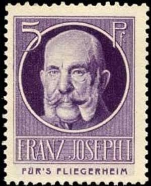 Reklamemarke Franz Joseph I.