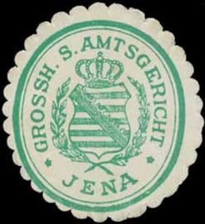 Image du vendeur pour Siegelmarke Gr. S. Amtsgericht Jena mis en vente par Veikkos