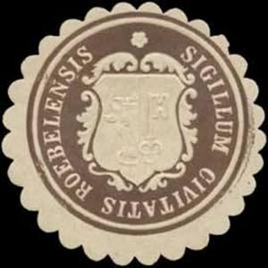 Bild des Verkufers fr Siegelmarke Sigillum civitatis Roebelensis - Rbel zum Verkauf von Veikkos