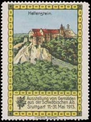 Bild des Verkufers fr Reklamemarke Burg Hellenstein zum Verkauf von Veikkos