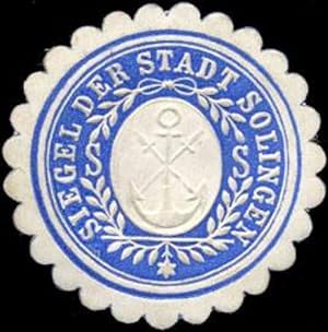 Bild des Verkufers fr Siegelmarke Siegel der Stadt Solingen zum Verkauf von Veikkos