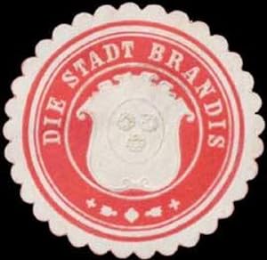 Bild des Verkufers fr Siegelmarke Die Stadt Brandis zum Verkauf von Veikkos