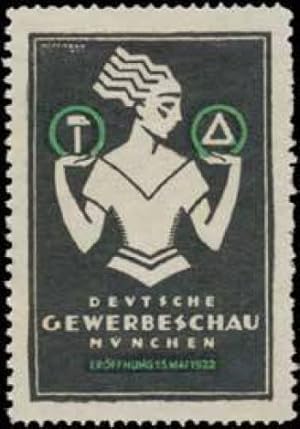 Image du vendeur pour Reklamemarke Deutsche Gewerbeschau mis en vente par Veikkos