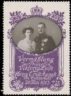 Immagine del venditore per Reklamemarke Hochzeit Ernst August & Viktoria Luise venduto da Veikkos