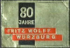 Immagine del venditore per Reklamemarke 80 Jahre Fritz Wolff venduto da Veikkos