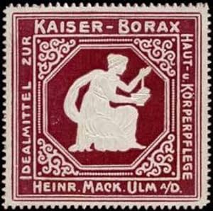 Seller image for Reklamemarke Kaiser-Borax for sale by Veikkos