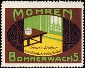 Seller image for Reklamemarke Mohren Bohnerwachs for sale by Veikkos