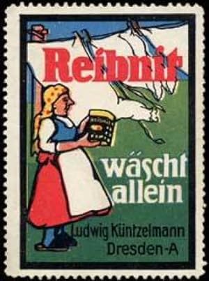 Seller image for Reklamemarke Reibnit Waschmittel for sale by Veikkos