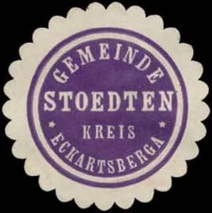 Seller image for Siegelmarke Gemeinde Stdten Kreis Eckartsberga for sale by Veikkos