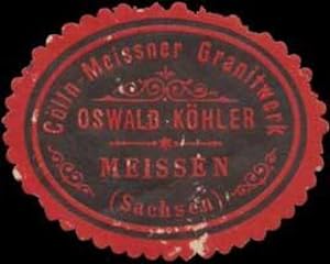 Image du vendeur pour Reklamemarke Granitwerk Clln-Meissner mis en vente par Veikkos