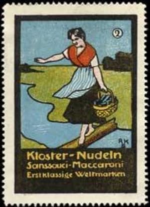 Seller image for Reklamemarke Kloster-Nudeln for sale by Veikkos