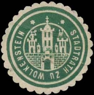 Bild des Verkufers fr Siegelmarke Stadtrath zu Wolkenstein zum Verkauf von Veikkos