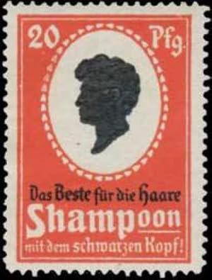 Bild des Verkufers fr Reklamemarke Das Beste fr die Haare Shampoon zum Verkauf von Veikkos