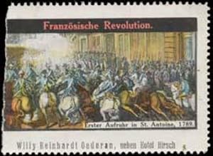 Seller image for Reklamemarke Franzsische Revolution for sale by Veikkos