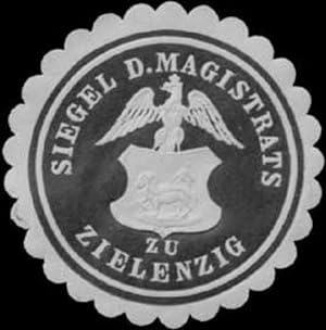 Immagine del venditore per Siegelmarke Siegel des Magistrats zu Zielenzig venduto da Veikkos