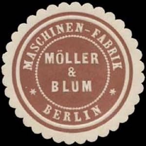 Seller image for Reklamemarke Maschinen-Fabrik Mller & Blum for sale by Veikkos