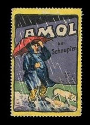 Seller image for Reklamemarke Amol bei Schnupfen for sale by Veikkos