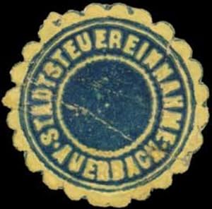 Image du vendeur pour Siegelmarke Stadtsteuereinnahme Auerbach mis en vente par Veikkos
