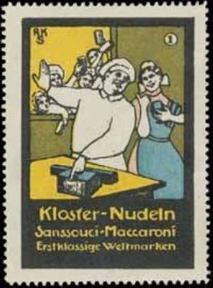 Imagen del vendedor de Reklamemarke Kloster-Nudeln a la venta por Veikkos