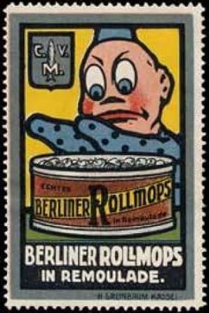 Seller image for Reklamemarke Berliner Rollmops for sale by Veikkos