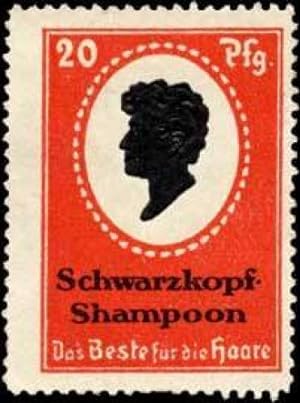 Bild des Verkufers fr Reklamemarke Schwarzkopf - Shampoon Haarwsche fr den Friseur zum Verkauf von Veikkos