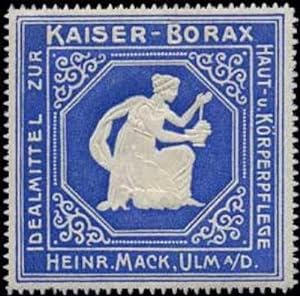 Image du vendeur pour Reklamemarke Kaiser-Borax mis en vente par Veikkos
