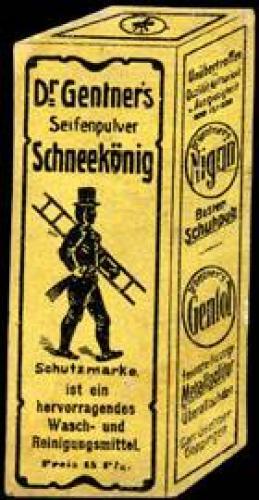Bild des Verkufers fr Reklamemarke Schornsteinfeger - Seifenpulver Schneeknig zum Verkauf von Veikkos