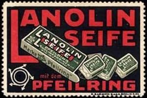 Bild des Verkufers fr Reklamemarke Lanolin Seife zum Verkauf von Veikkos