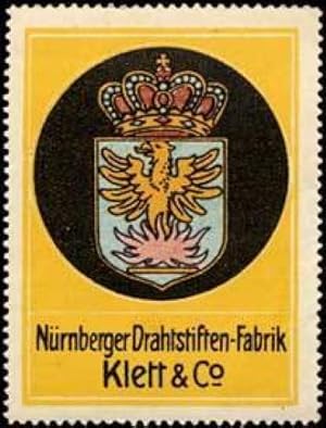 Seller image for Reklamemarke Nrnberger Drahtstiften-Fabrik for sale by Veikkos