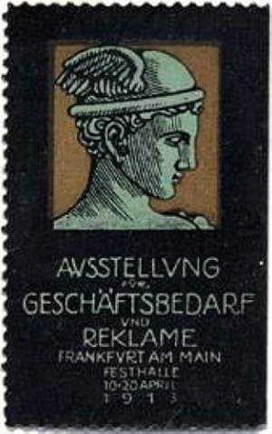 Seller image for Reklamemarke Ausstellung fr Geschftsbedarf und Reklame for sale by Veikkos