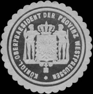 Image du vendeur pour Siegelmarke K. Oberprsident der Provinz Westpreuen mis en vente par Veikkos