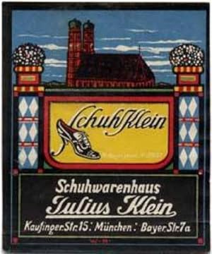 Seller image for Reklamemarke Schuhhaus Klein for sale by Veikkos