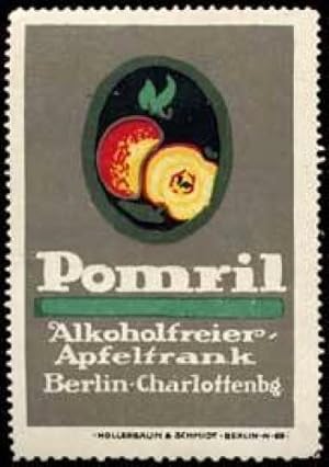 Seller image for Reklamemarke Pomril Apfeltrank for sale by Veikkos