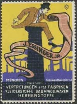 Seller image for Reklamemarke Kleiderstoffe for sale by Veikkos