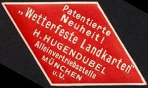 Image du vendeur pour Siegelmarke Patentierte Neuheit! Wetterfeste Landkarten mis en vente par Veikkos