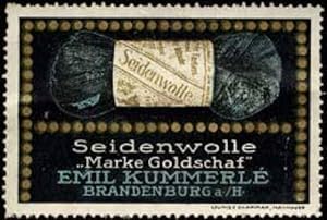 Seller image for Reklamemarke Seidenwolle for sale by Veikkos