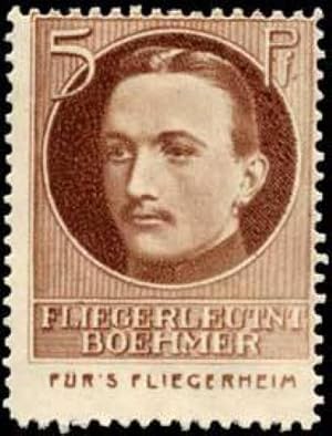 Reklamemarke Fliegerleutnant Boehmer