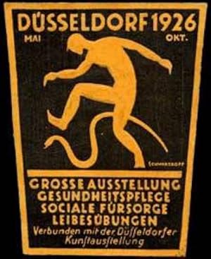 Imagen del vendedor de Reklamemarke Grosse Ausstellung Gesundheitspflege sociale Frsorge Leibesbungen a la venta por Veikkos