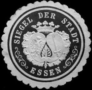 Bild des Verkufers fr Siegelmarke Siegel der Stadt Essen zum Verkauf von Veikkos