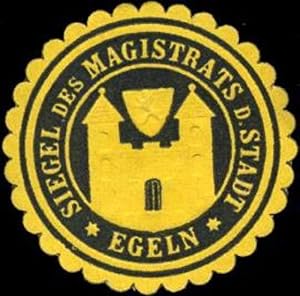 Immagine del venditore per Siegelmarke Siegel des Magistrats der Stadt Egeln venduto da Veikkos