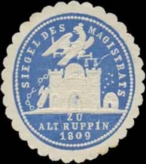 Imagen del vendedor de Siegelmarke Siegel des Magistrats zu Alt Ruppin a la venta por Veikkos