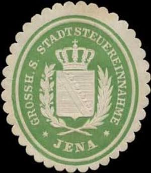 Image du vendeur pour Siegelmarke Grossh. S. Stadtsteuereinnahme Jena mis en vente par Veikkos