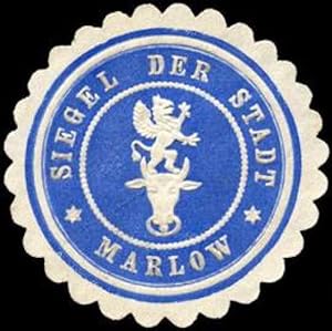 Imagen del vendedor de Siegelmarke Siegel der Stadt - Marlow a la venta por Veikkos