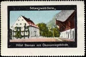 Seller image for Reklamemarke Hotel Sternen mit konomiegebude for sale by Veikkos