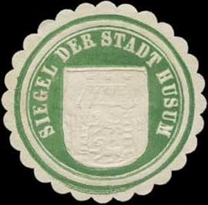 Seller image for Siegelmarke Siegel der Stadt Husum for sale by Veikkos
