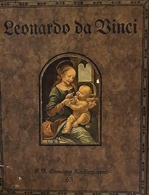 Image du vendeur pour Leonardo da Vinci. Acht Wiedergaben nach Werfen des Runstlers. mis en vente par Librera Anticuaria Antonio Mateos