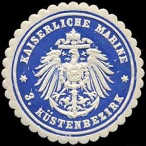 Seller image for Siegelmarke Kaiserliche Marine - 3. Kstenbezirk for sale by Veikkos