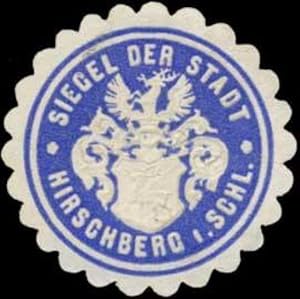 Bild des Verkufers fr Siegelmarke Siegel der Stadt Hirschberg in Schlesien zum Verkauf von Veikkos
